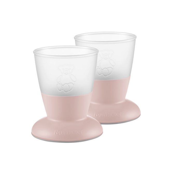 Baby Cup, 2-pack , Powder pink