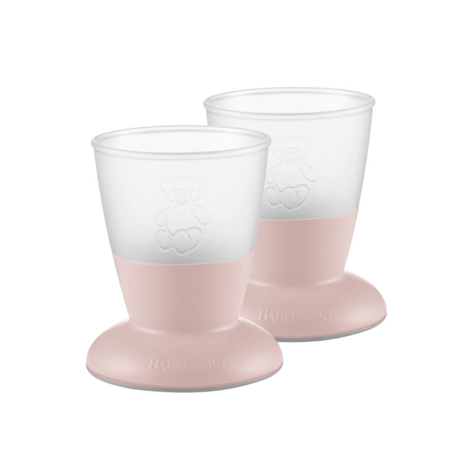 Baby Cup, 2-pack , Powder pink