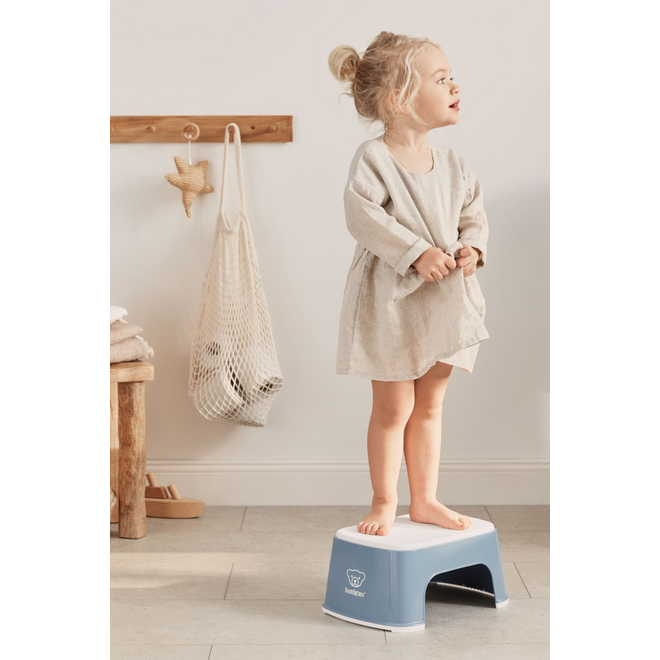 Step Stool, Deep blue/White