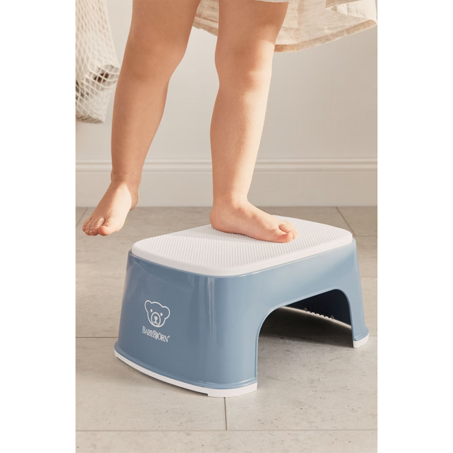 Step Stool, Deep blue/White