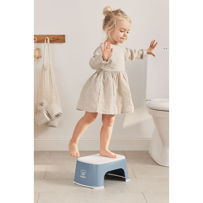 Step Stool, Deep blue/White