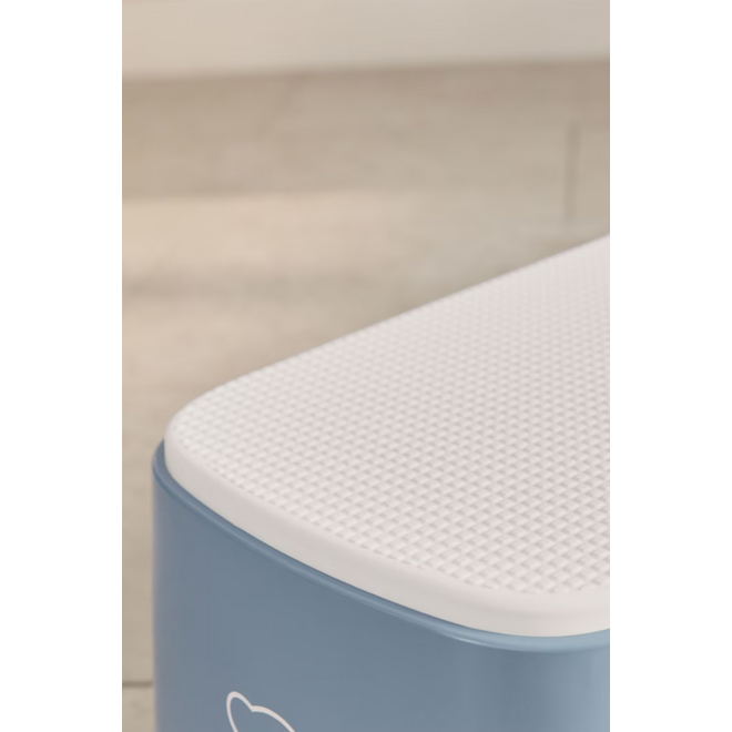 Step Stool, Deep blue/White