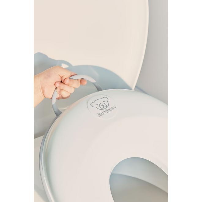 Toilet Training Seat, White/Gray