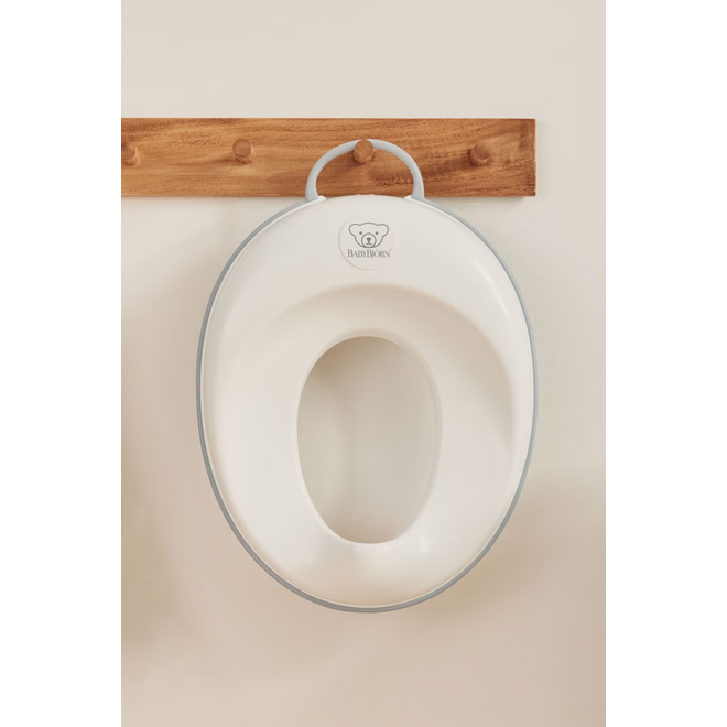 Toilet Training Seat, White/Gray