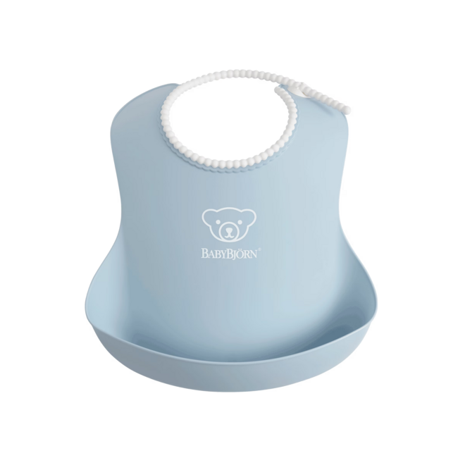 Baby Bib, 1-pack, Powder blue