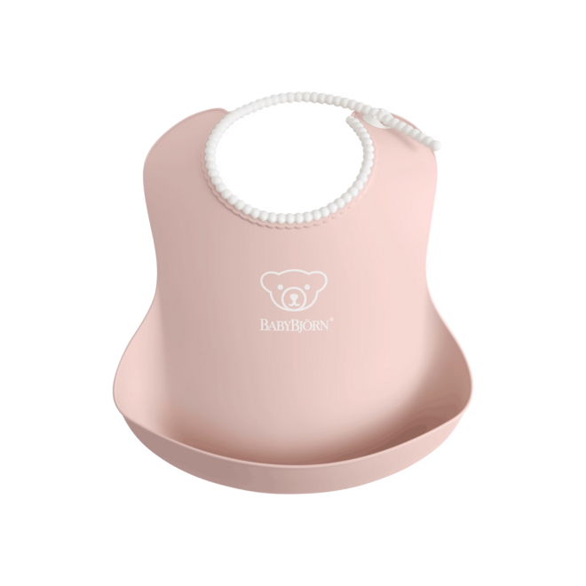 Baby Bib, 1-pack, Powder pink