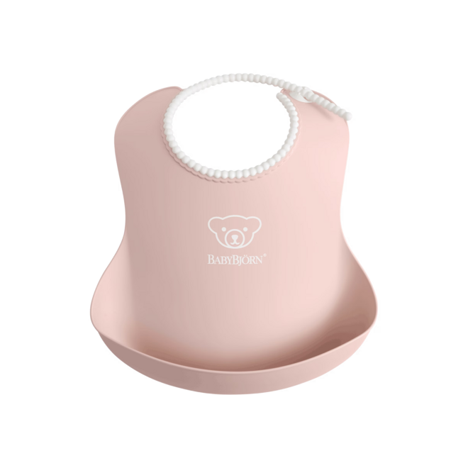 Baby Bib, 1-pack, Powder pink