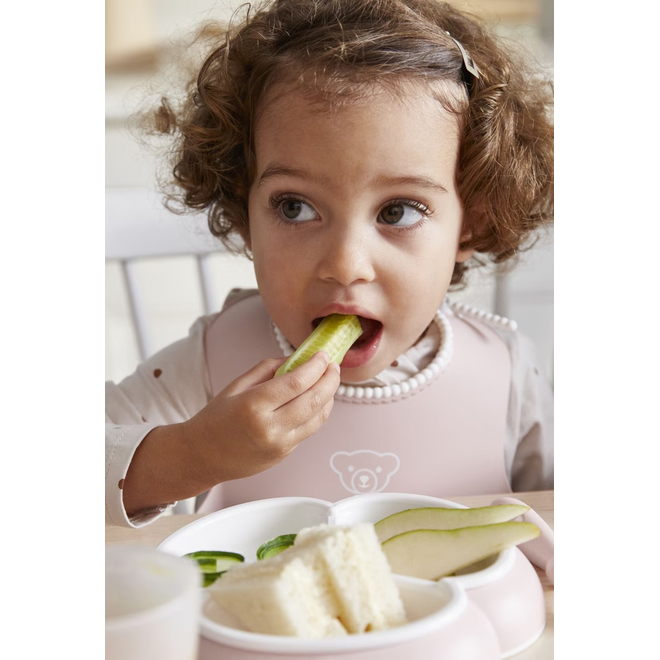 Baby Bib, 1-pack, Powder pink