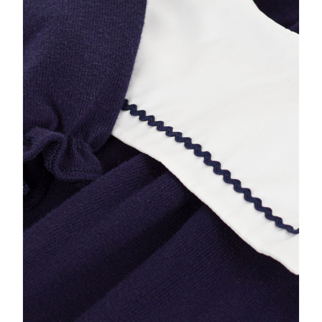 Babies' sailor-style cotton playsuit