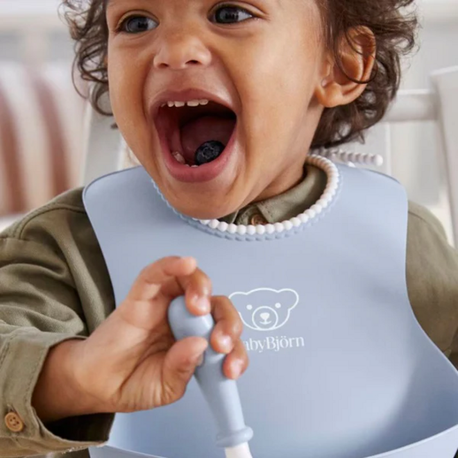 Baby Spoon and Fork, 4 pcs, Powder blue