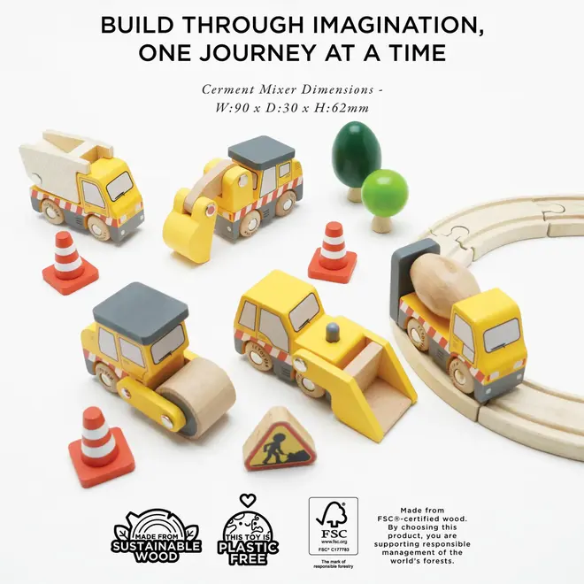 Construction Toy Cars, Trucks & Diggers - Le Toy Van