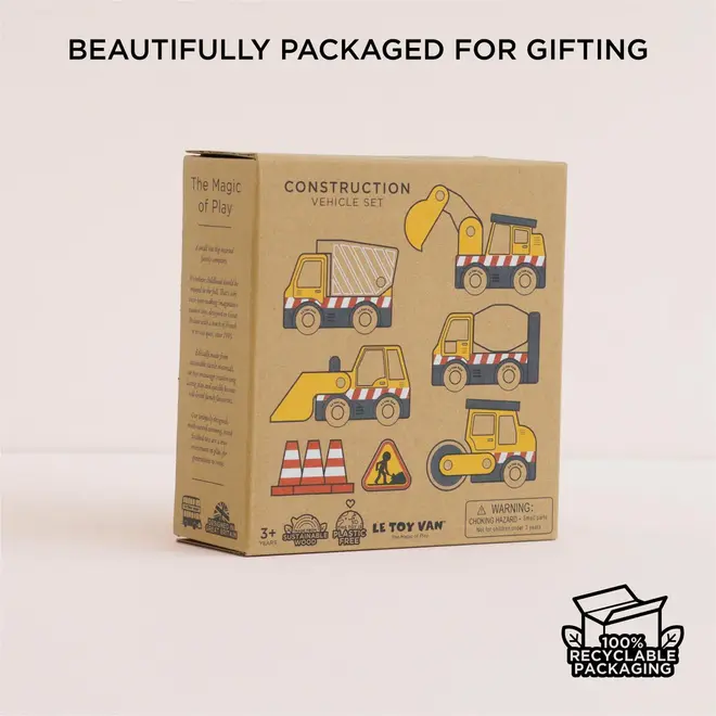Construction Toy Cars, Trucks & Diggers - Le Toy Van