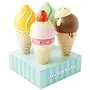 Wooden Ice Cream Cones Set - Le Toy Van