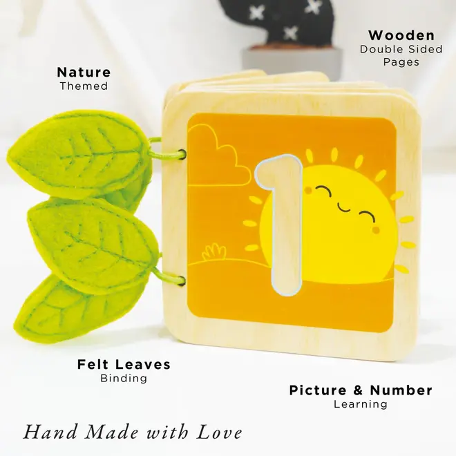 123 Numbers Wooden Book Le Toy Van