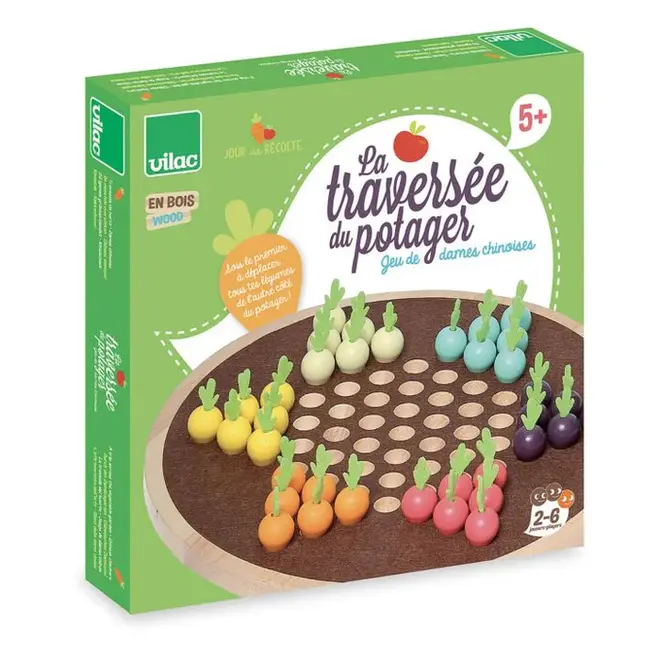 Vegetable garden chinese checkers
