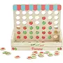 Four apples in a row game by Ingela P Arrhenius- Vilac
