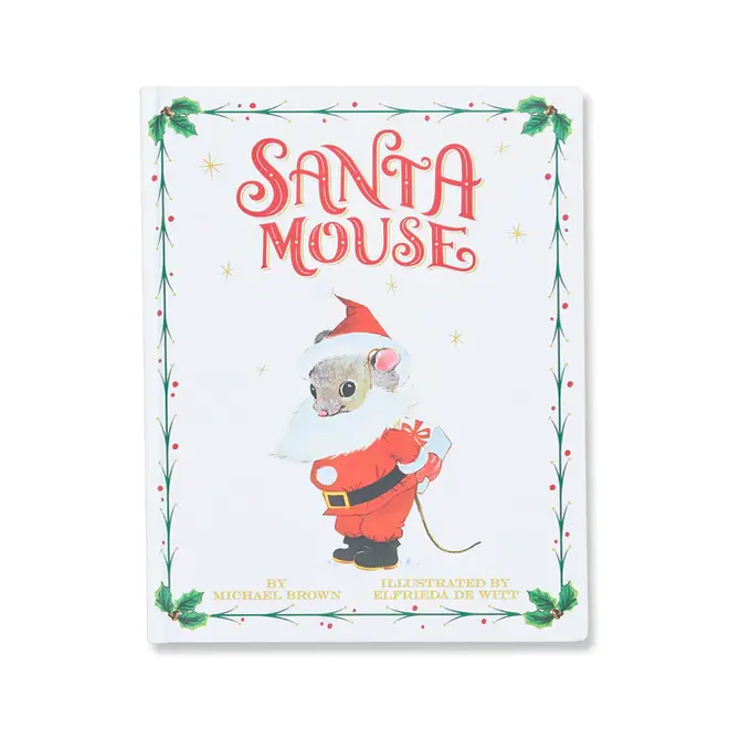Santa Mouse - Flat Pack PJ Set With Book