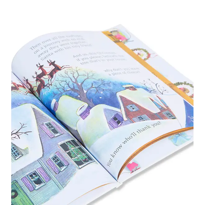 Santa Mouse - Flat Pack PJ Set With Book