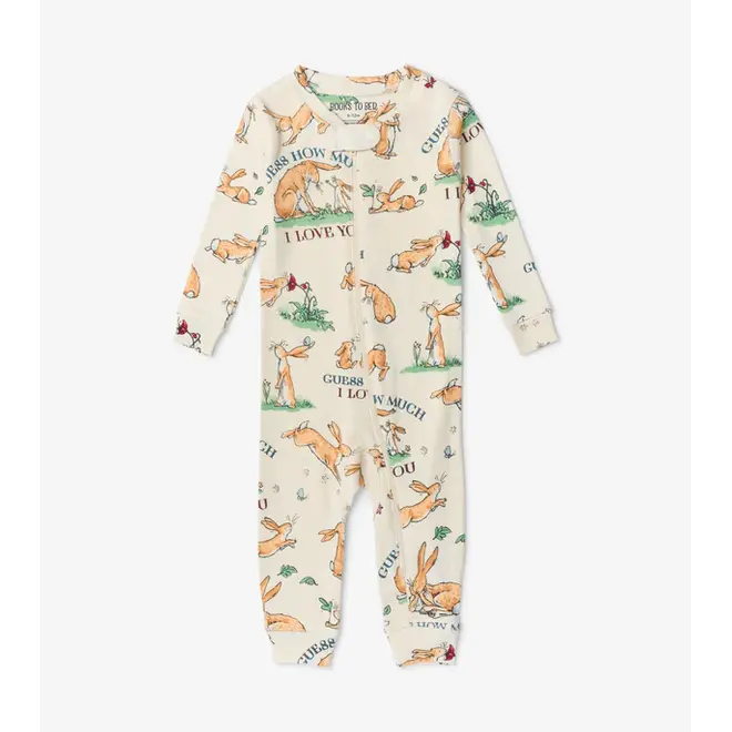 Guess How Much I Love You - Cream Baby Coverall