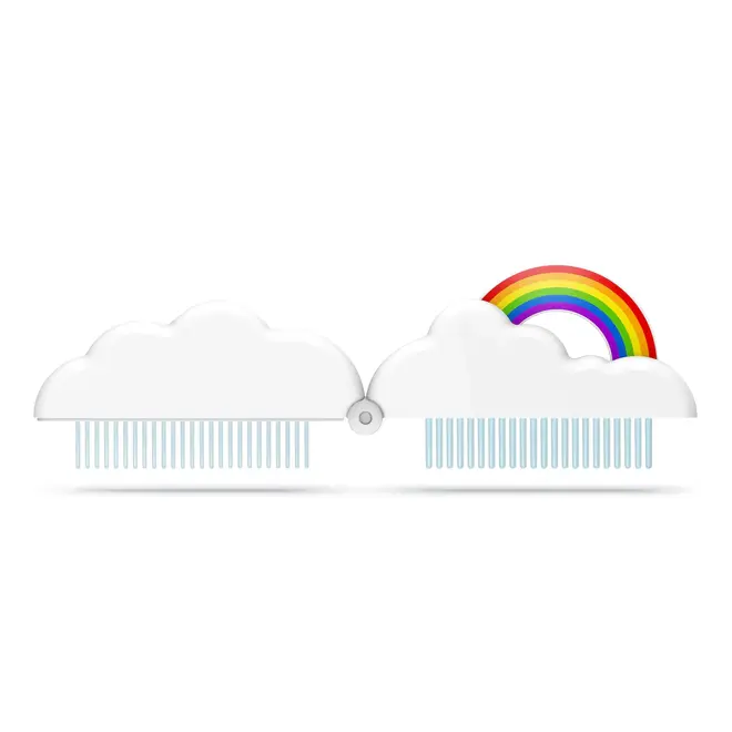 HEAD IN THE CLOUDS-FOLDING COMB