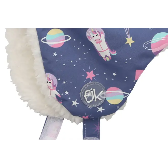 Water Repellent Trapper Hat Unicorn Indigo