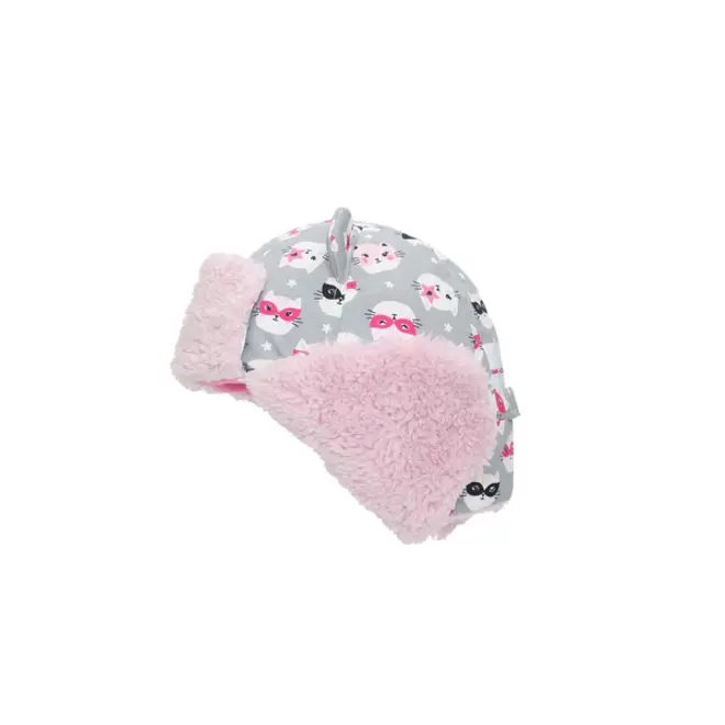 Kids & Baby Water Repellent Trapper Hat - Cat