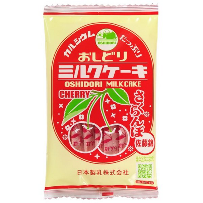 Nippon Dairy Oshidori Milk Cake Cherry 8pcs