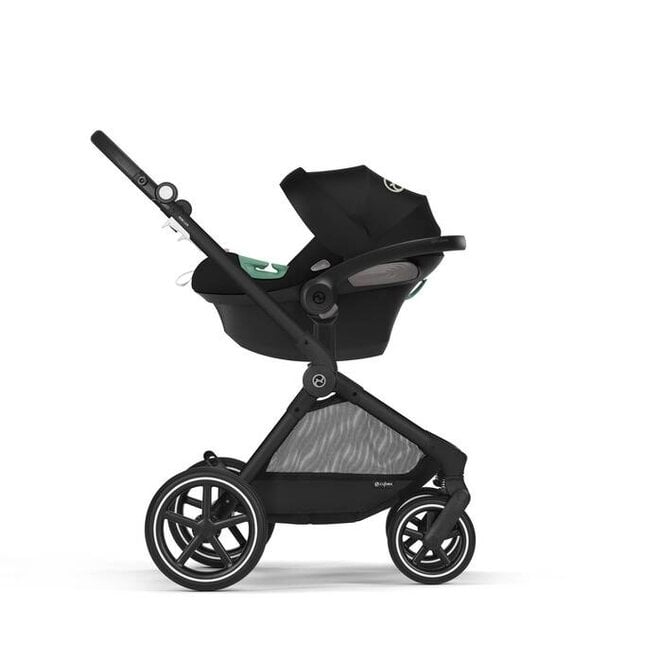 EOS LUX 2-IN 1 STROLLER-MOON BLACK+BLACK FRAME