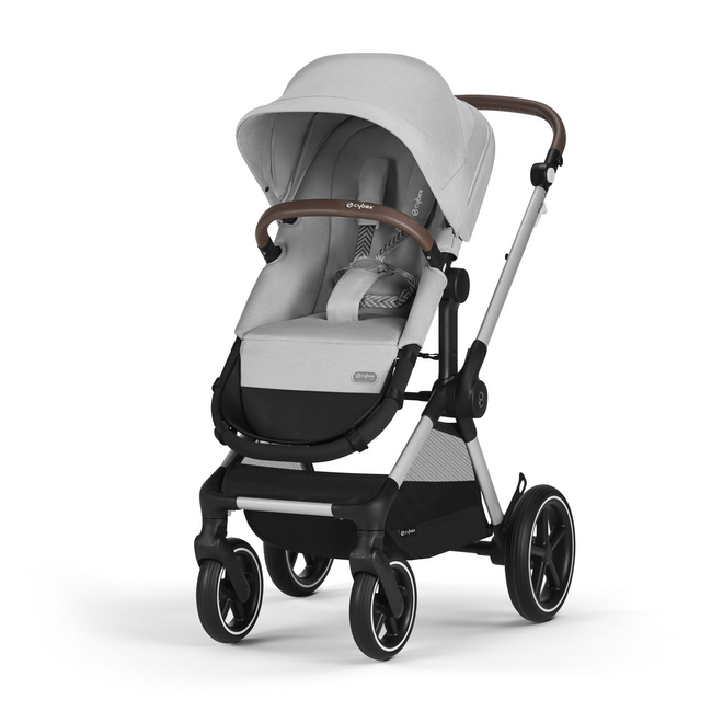 EOS LUX 2-IN 1 STROLLER-LAVA GREY+SILVER FRAME