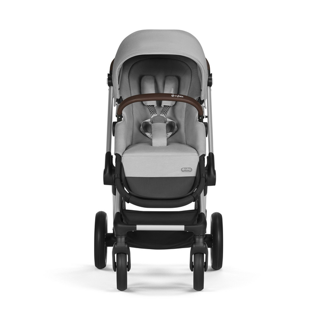 EOS LUX 2-IN 1 STROLLER-LAVA GREY+SILVER FRAME