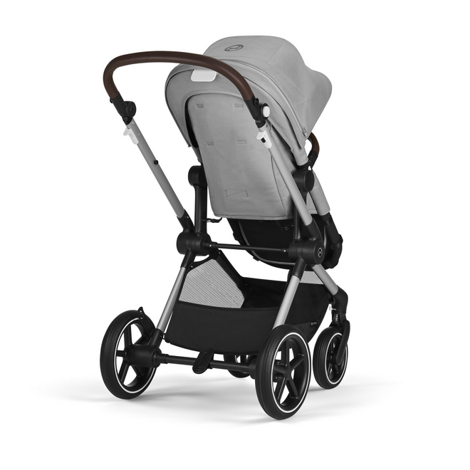 EOS LUX 2-IN 1 STROLLER-LAVA GREY+SILVER FRAME