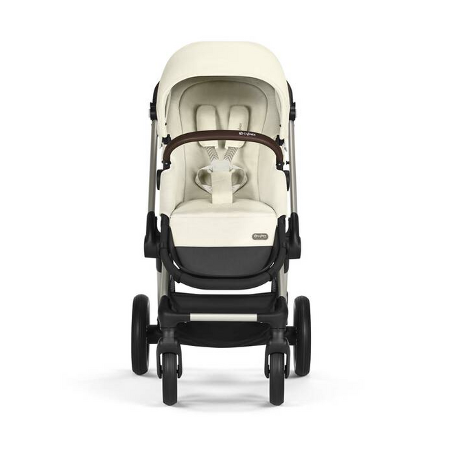 EOS LUX 2-IN 1 STROLLER-SWASHELL BEIGE+TAUPE FRAME
