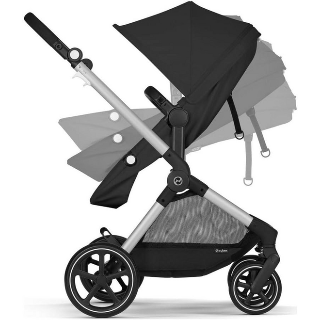 EOS 5IN1 TS- SILVER FRAME/MOON BLACK SEAT