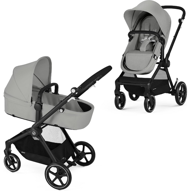 EOS stroller Black Frame/Lave Grey Seat