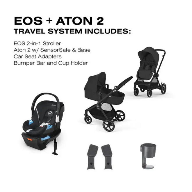 EOS 5IN1 TS- SILVER FRAME/MOON BLACK SEAT