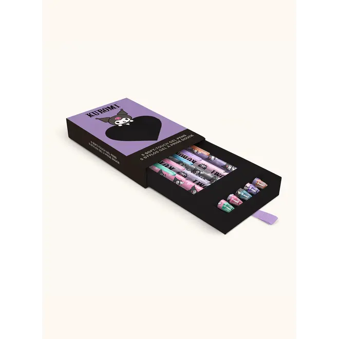 Sanrio Totally Kuromi Soft-Touch Gel Pen Set