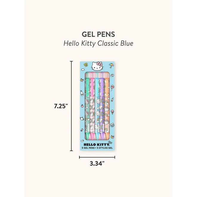 Hello Kitty Classic Blue Gel Pens