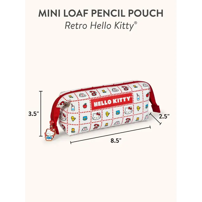 Retro Hello Kitty Mini Loaf Pencil Pouch