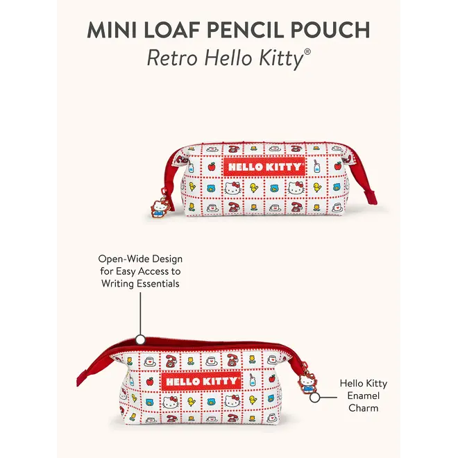 Retro Hello Kitty Mini Loaf Pencil Pouch