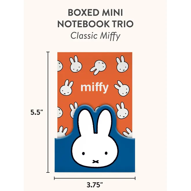 Classic Miffy Boxed Mini Notebook Trio