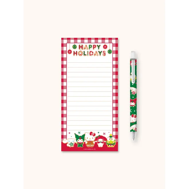 Hello Kitty and Friends Holioday Fun Magnetic List