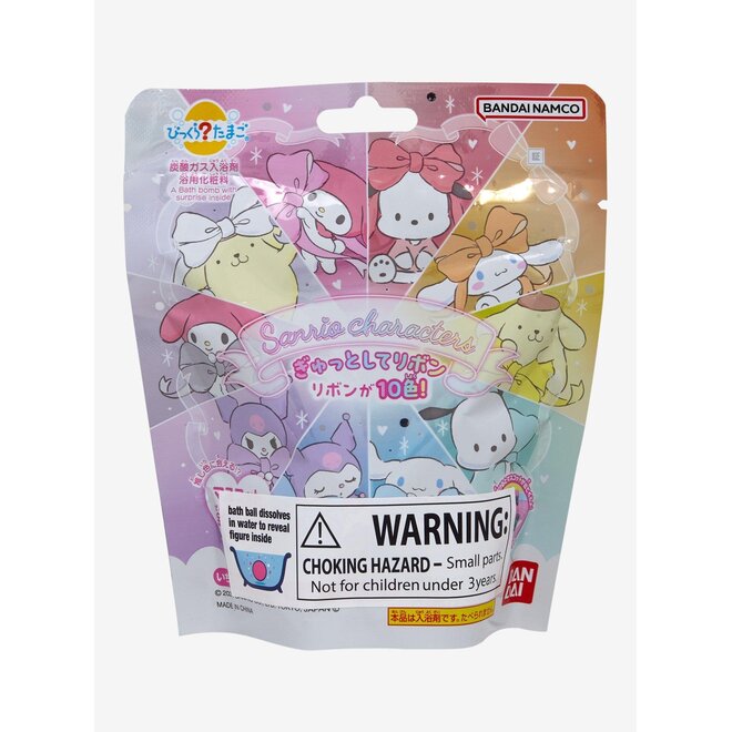 Bandai Sanrio Character Bath Ball with Random Toy