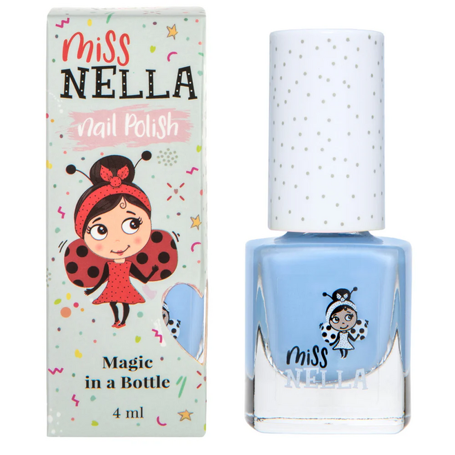 Miss Nella - Peel Off Nail Polish - Blue Bell - Light Blue