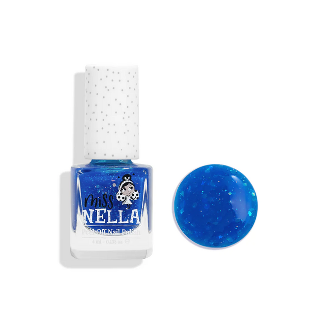 Miss Nella - Peel Off Nail Polish - Cool Kid - Royal Blue