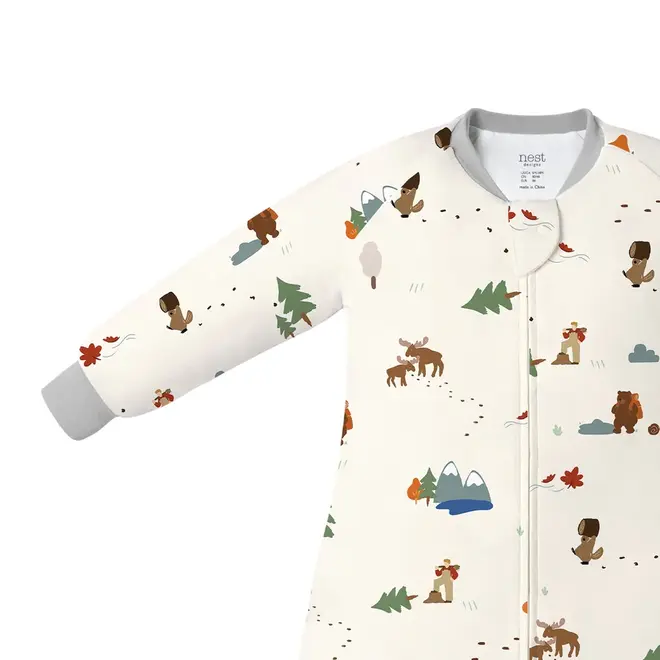 1.0 TOG Long Sleeve Footed Sleep Bag - TIMBER!