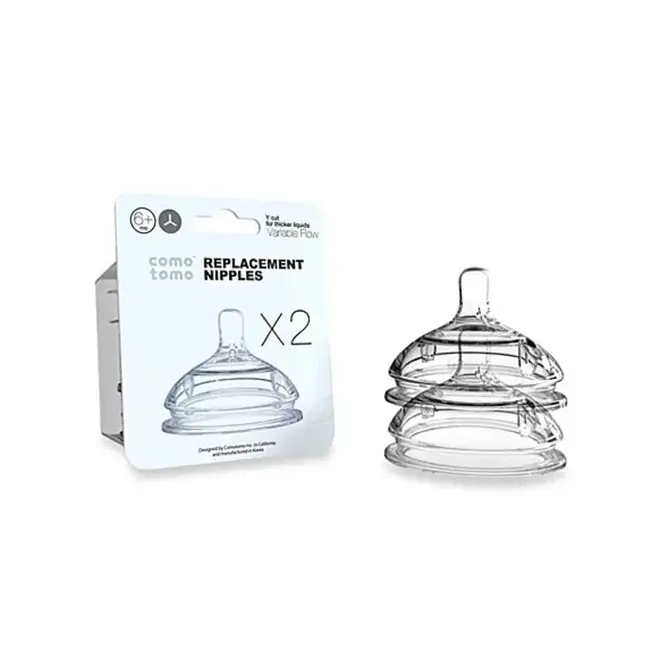 Comotomo - Natural Teat Silicone Nipples (Variable Flow)