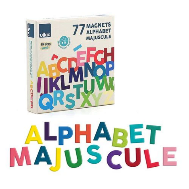 Alphabet Magnets Uppercase / Capital Letters 77 pcs