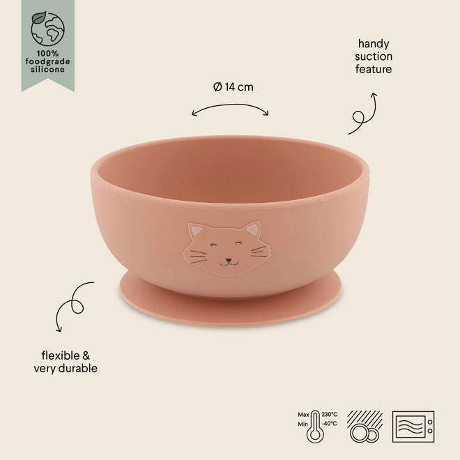 Trixie Silicone bowl with suction - Mrs. Cat