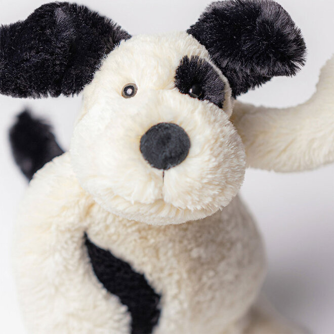 Bashful Black & Cream Puppy Original (medium)