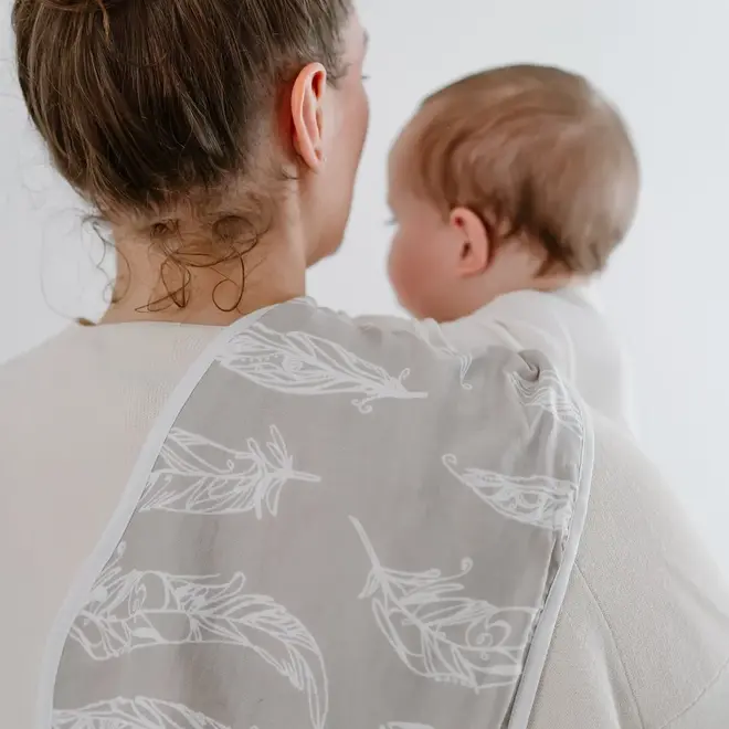 Bamboo Burp 'n Bib (2 Pack) Feather Light